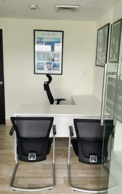 Escritorio ejecutivo en L